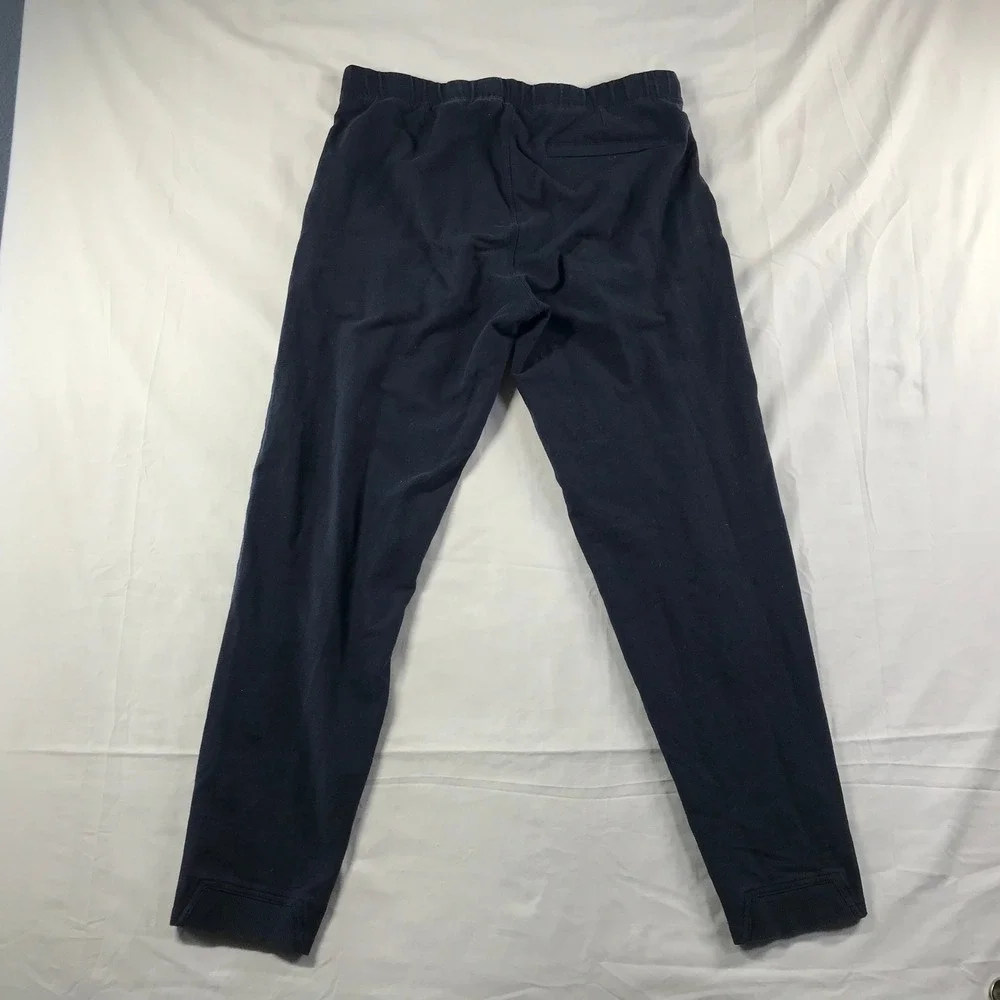 Mack Weldon Ace Sweatpants Mens Medium Tall Navy Blue Cotton Blend Joggers
